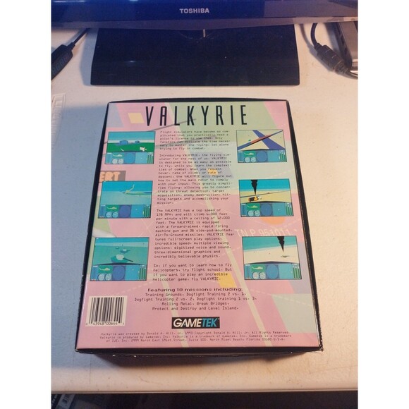 Valkyrie - Vintage 1993 - GameTek - Apple Macintosh Game - 3.5 Floppy Disk - CIB - Picture 5 of 5